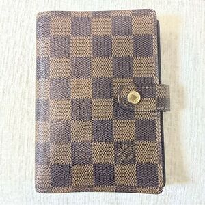 Louis Vuitton Agenda PM Planner in Damier Ebene Very Good Condition COA #28
